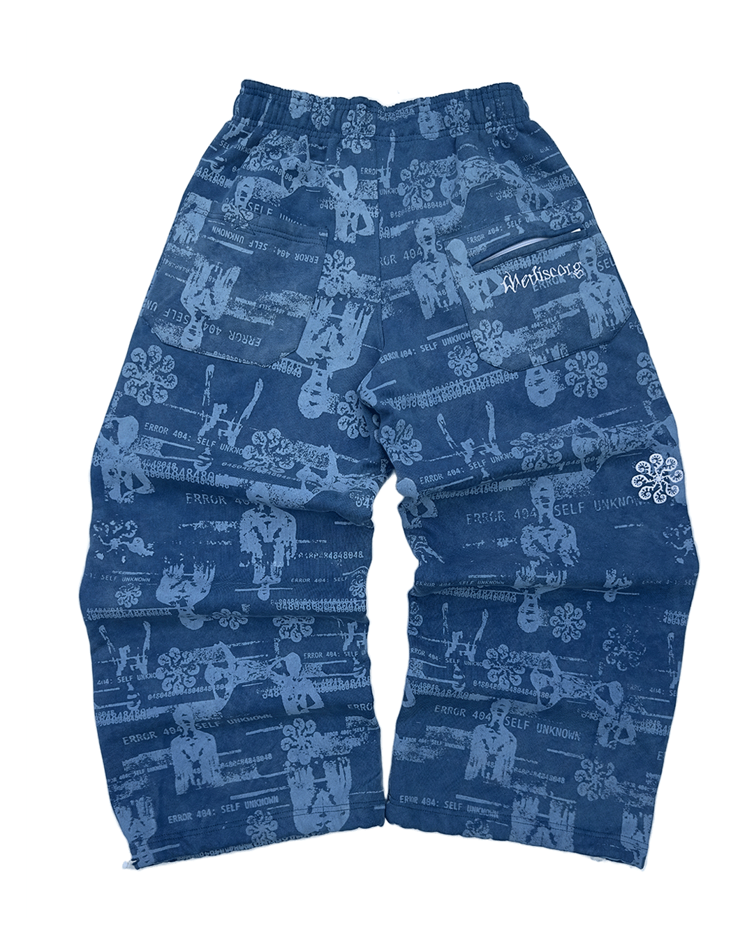 GLITCH JOGGERS (BROKEN BLUE)