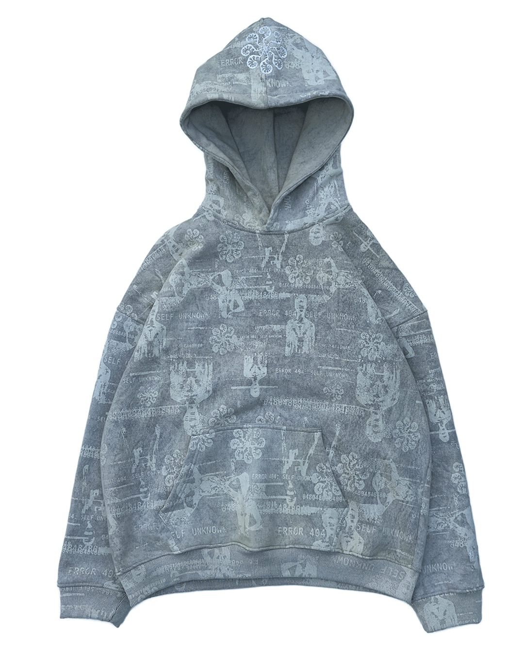 GLITCH HOODIE (GHOST GREY)
