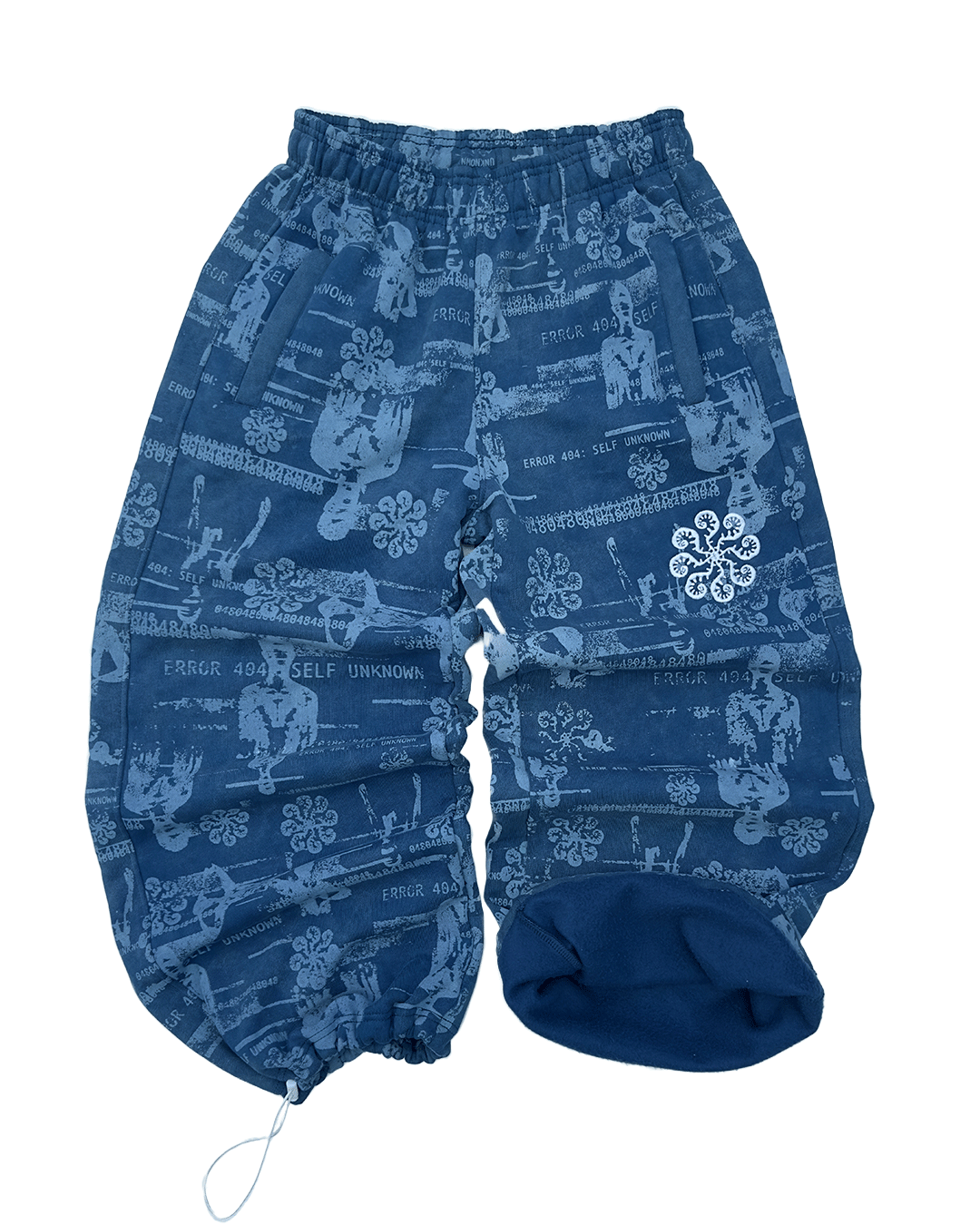 GLITCH JOGGERS (BROKEN BLUE)