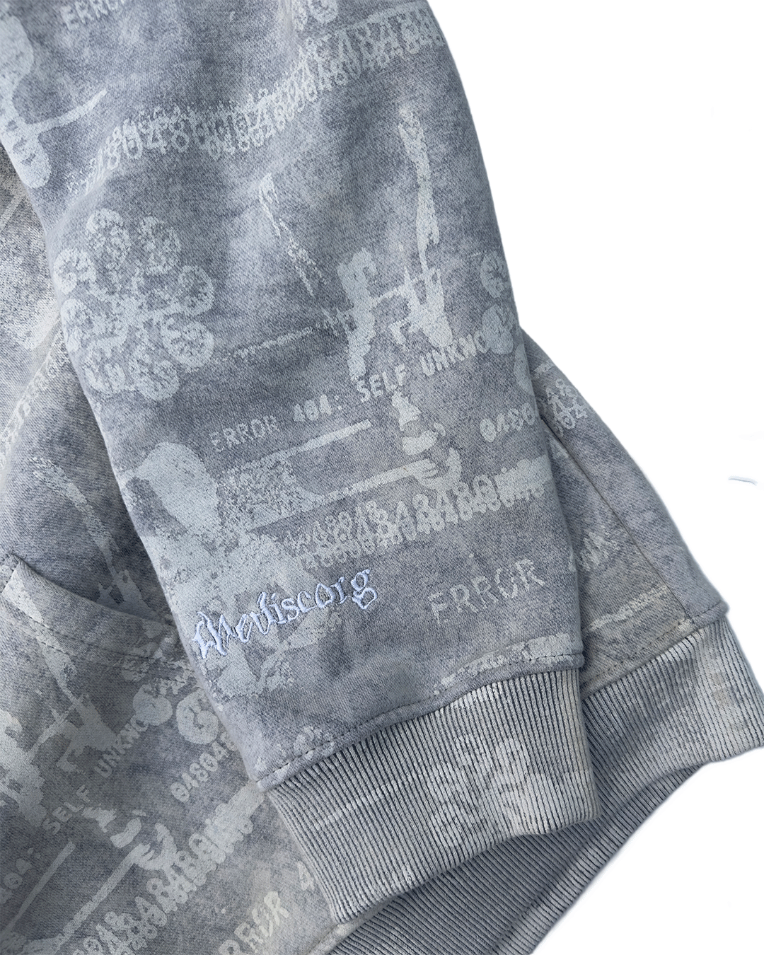 GLITCH HOODIE (GHOST GREY)