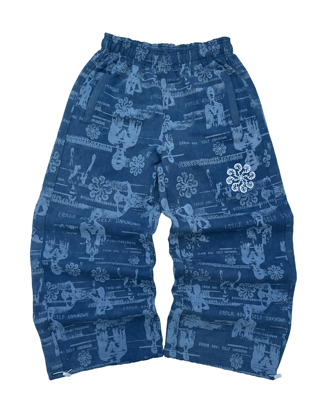 GLITCH JOGGERS (BROKEN BLUE)