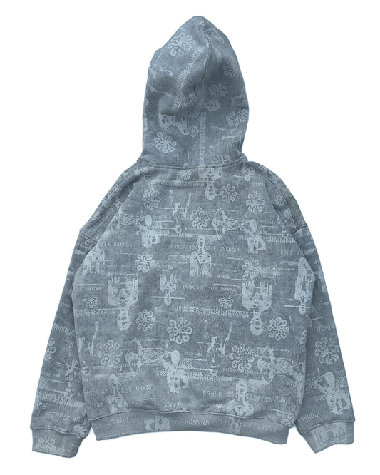 GLITCH HOODIE (GHOST GREY)