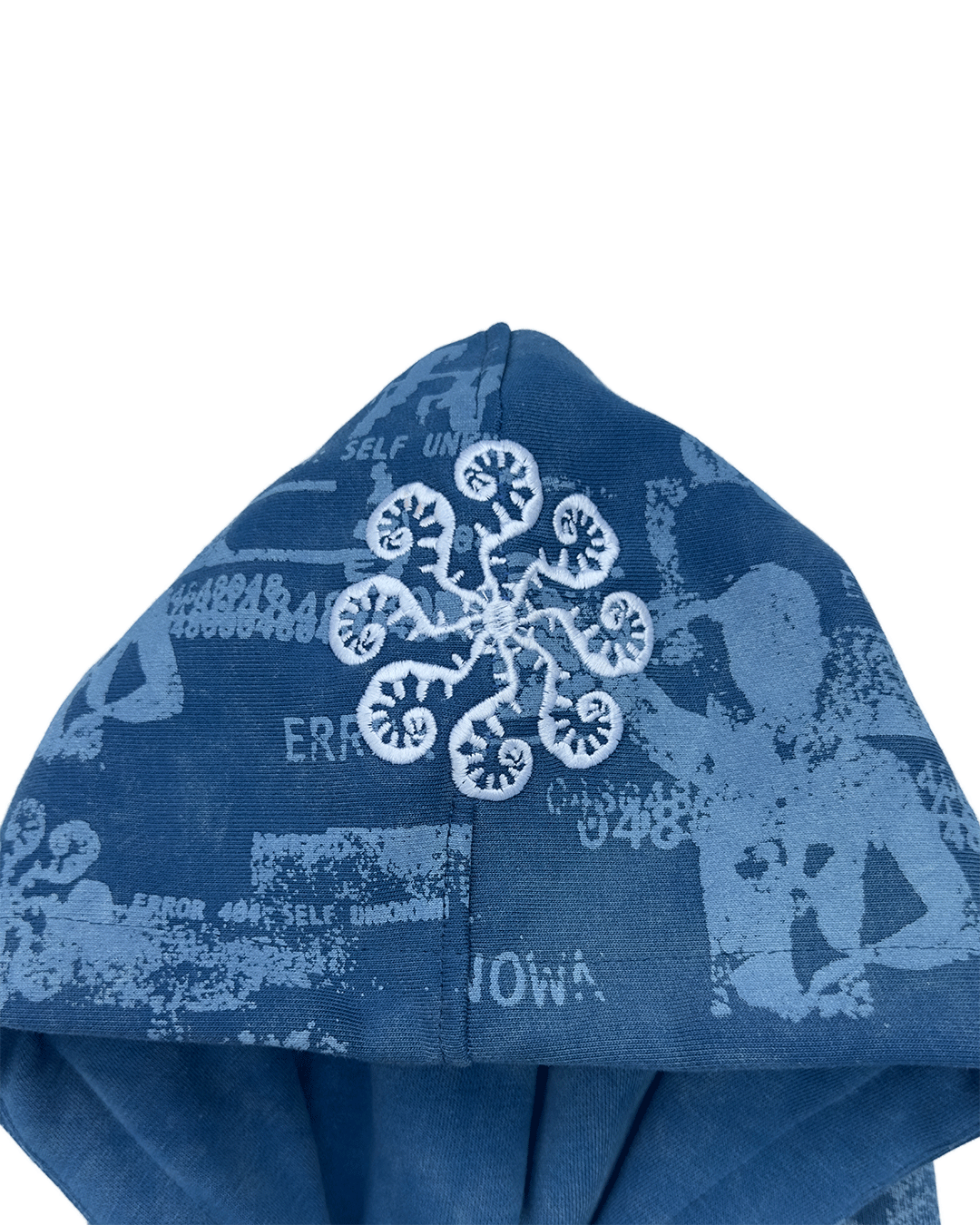 GLITCH HOODIE (BROKEN BLUE)