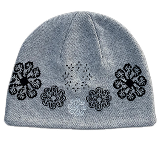 LOGO BEANIE (GHOST GREY)