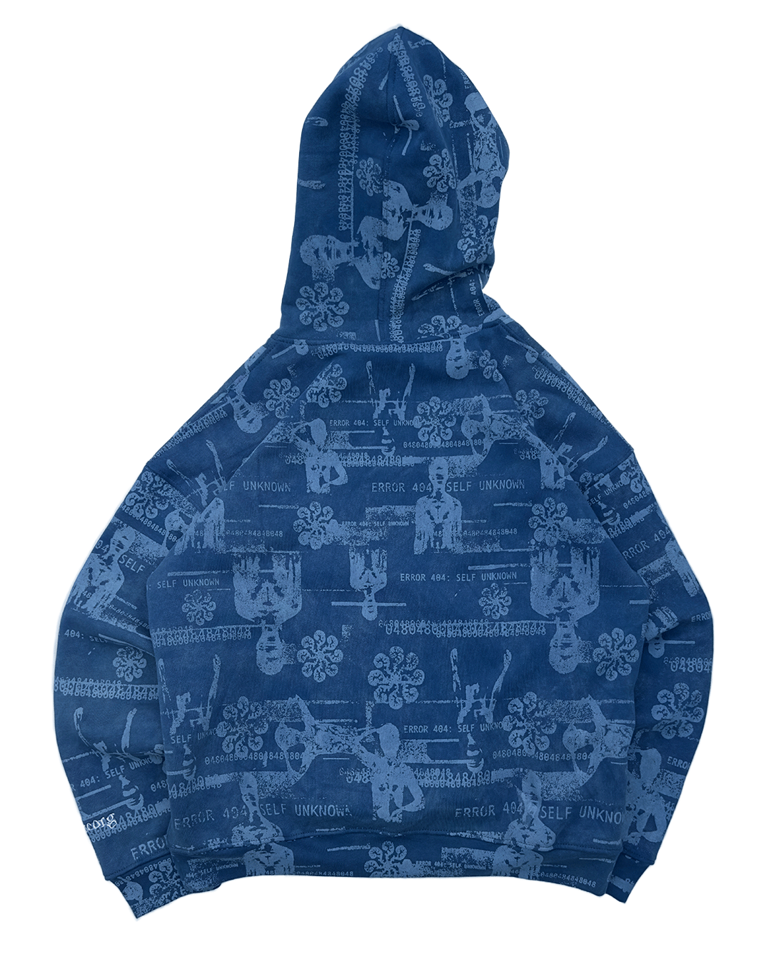 GLITCH HOODIE (BROKEN BLUE)