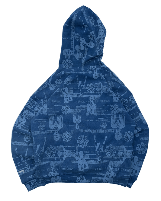 GLITCH HOODIE (BROKEN BLUE)
