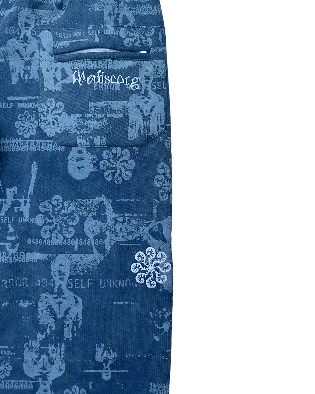 GLITCH JOGGERS (BROKEN BLUE)