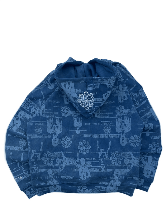 GLITCH HOODIE (BROKEN BLUE)