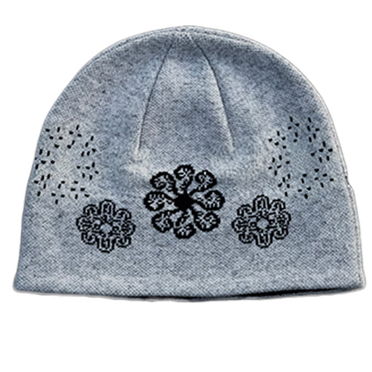 LOGO BEANIE (GHOST GREY)