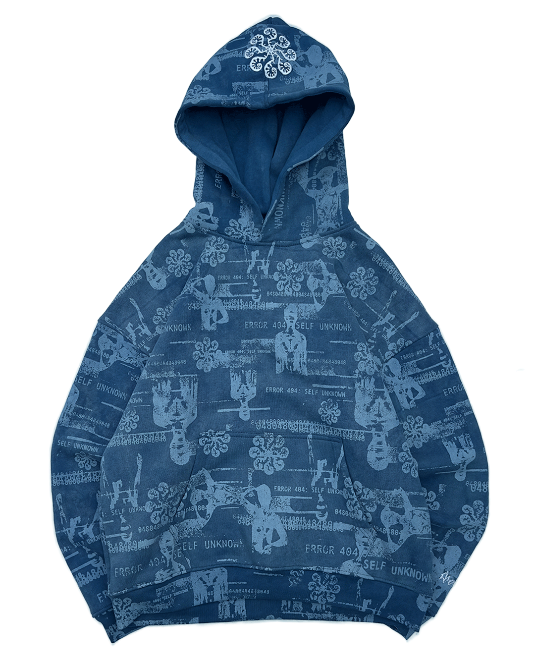 GLITCH HOODIE (BROKEN BLUE)